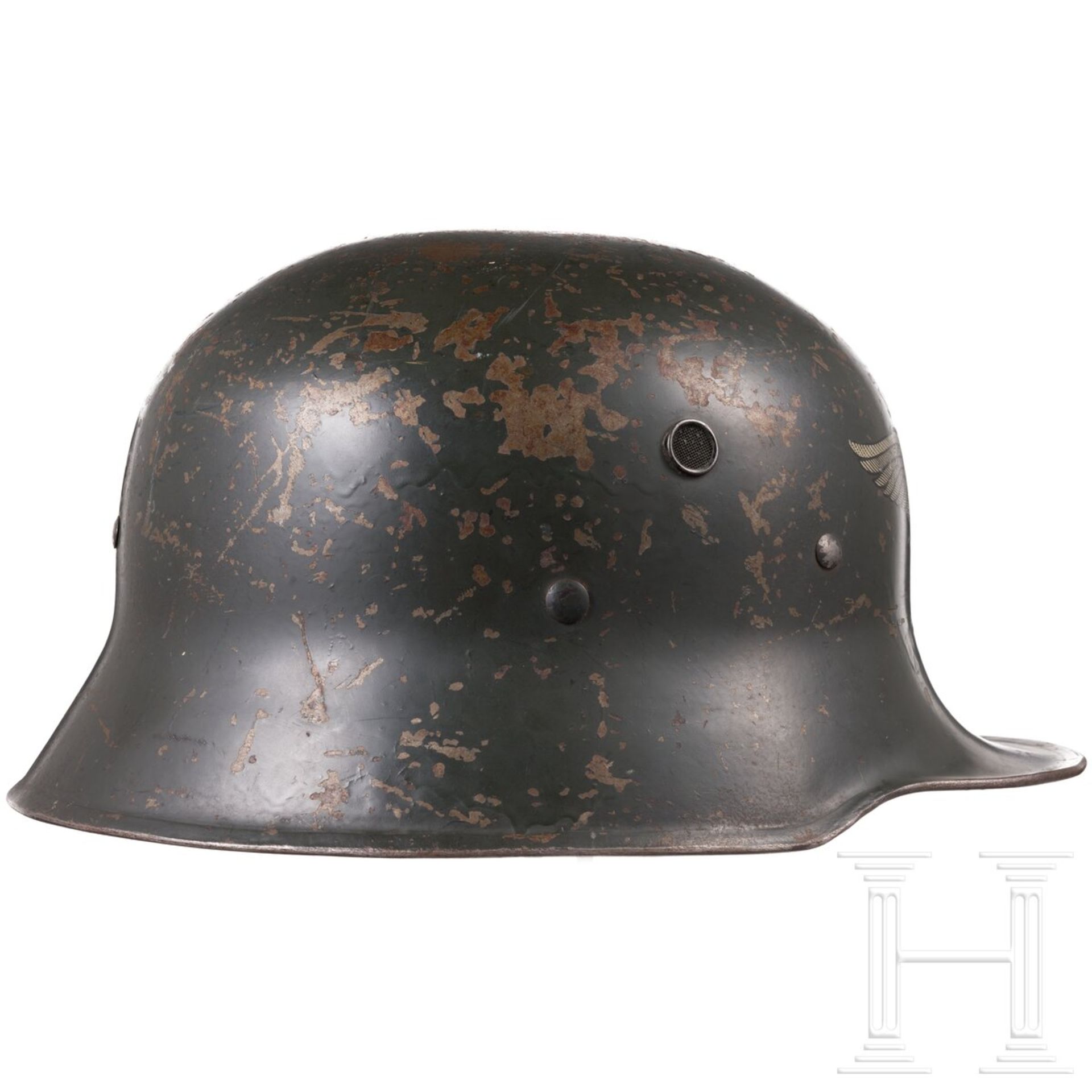 Stahlhelm M 18 für den Luftschutz - Bild 2 aus 5