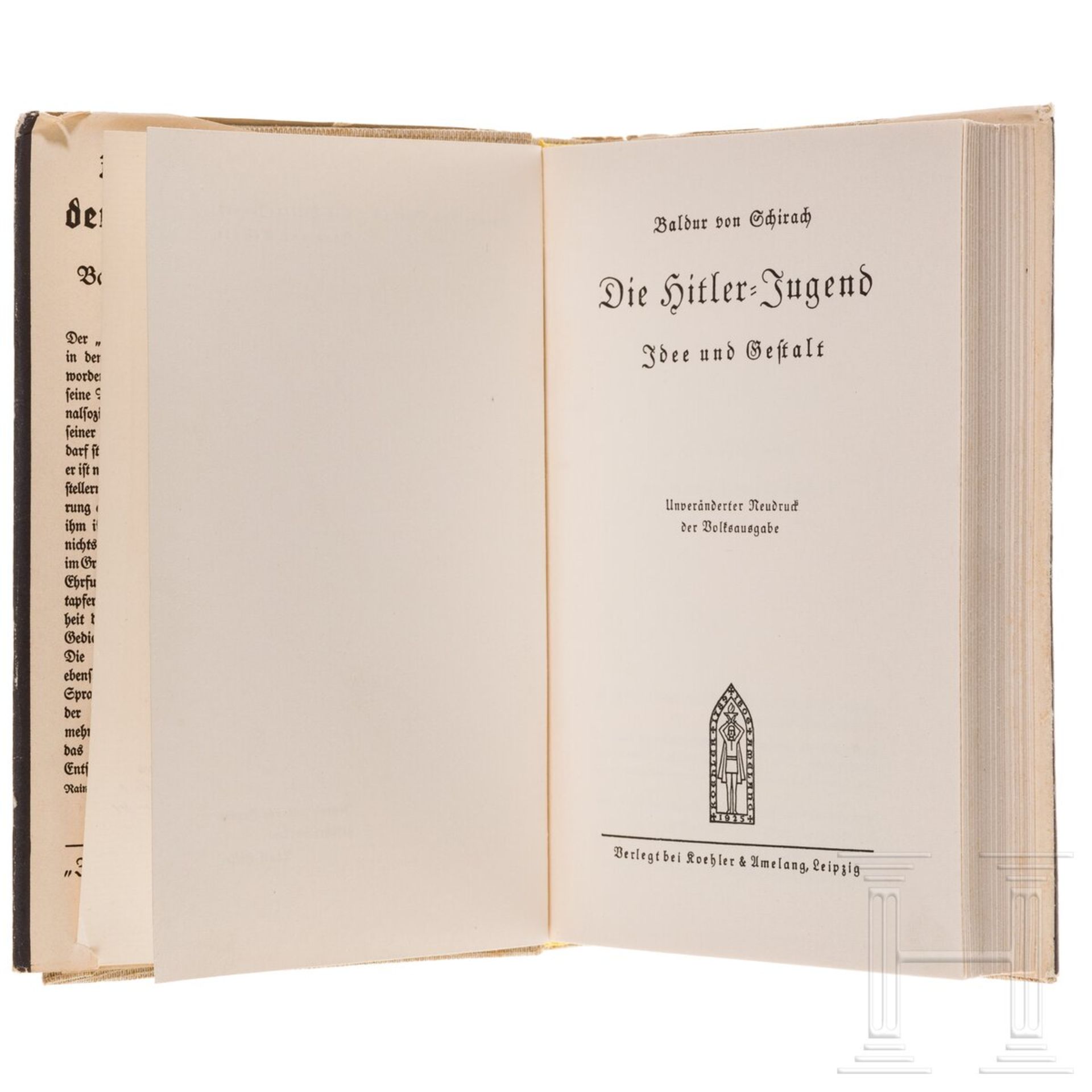 Vier Bücher - "Mein Kampf", Hermann Görings "Werk und Mensch", "Jahrbuch der Auslands-Organisation d - Image 7 of 8
