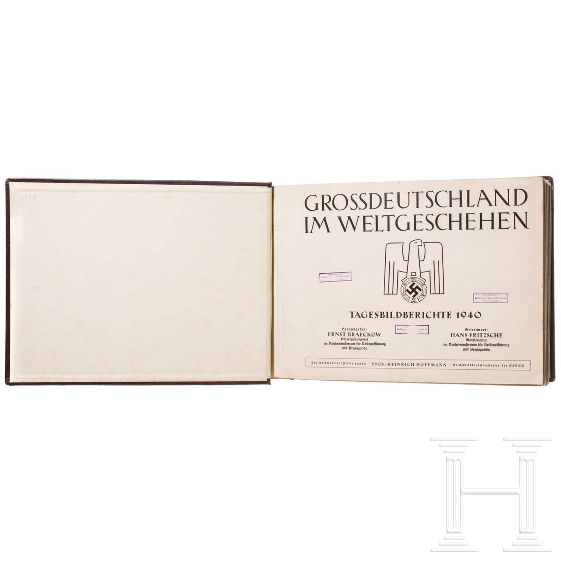 Fotobildband "Großdeutschland im Weltgeschehen - Tagesbildbericht 1940" - Image 5 of 6
