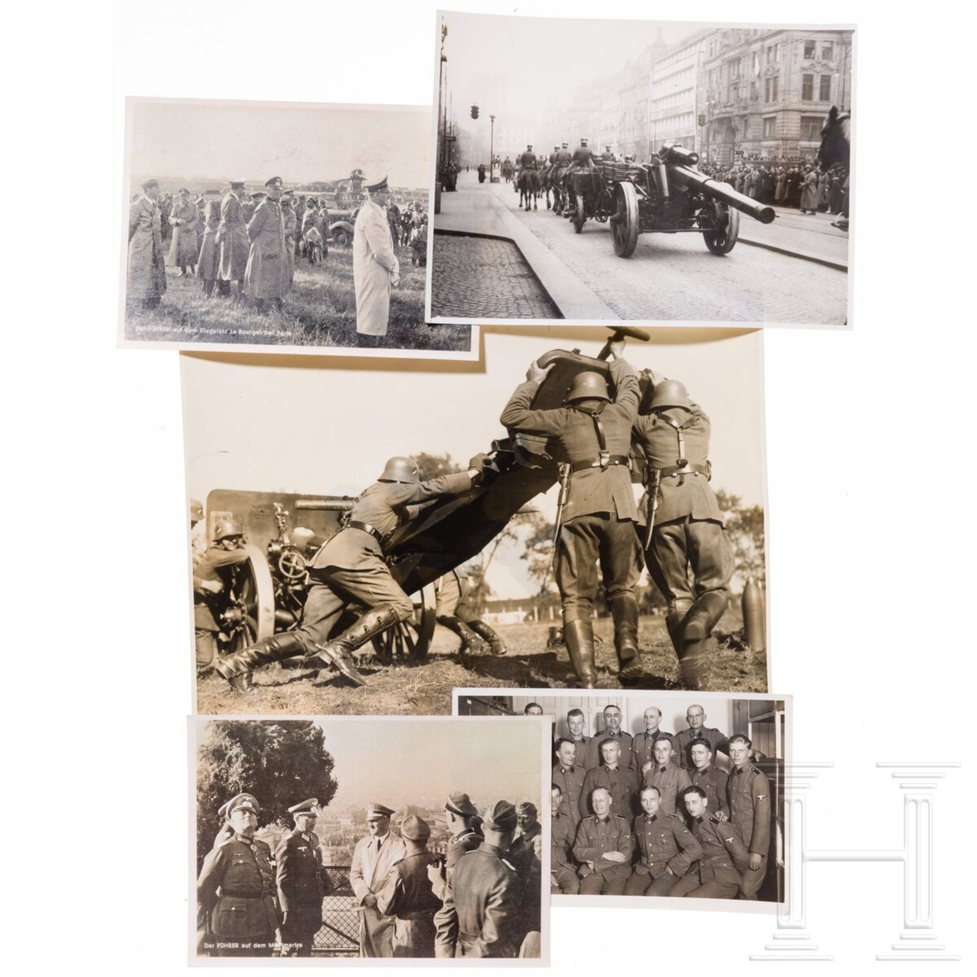 Sieben Sammelbilderalben/ZBAs mit "Kampf ums dritte Reich - Adolf Hitler" usw., Fotos sowie zwei Pos - Bild 2 aus 8