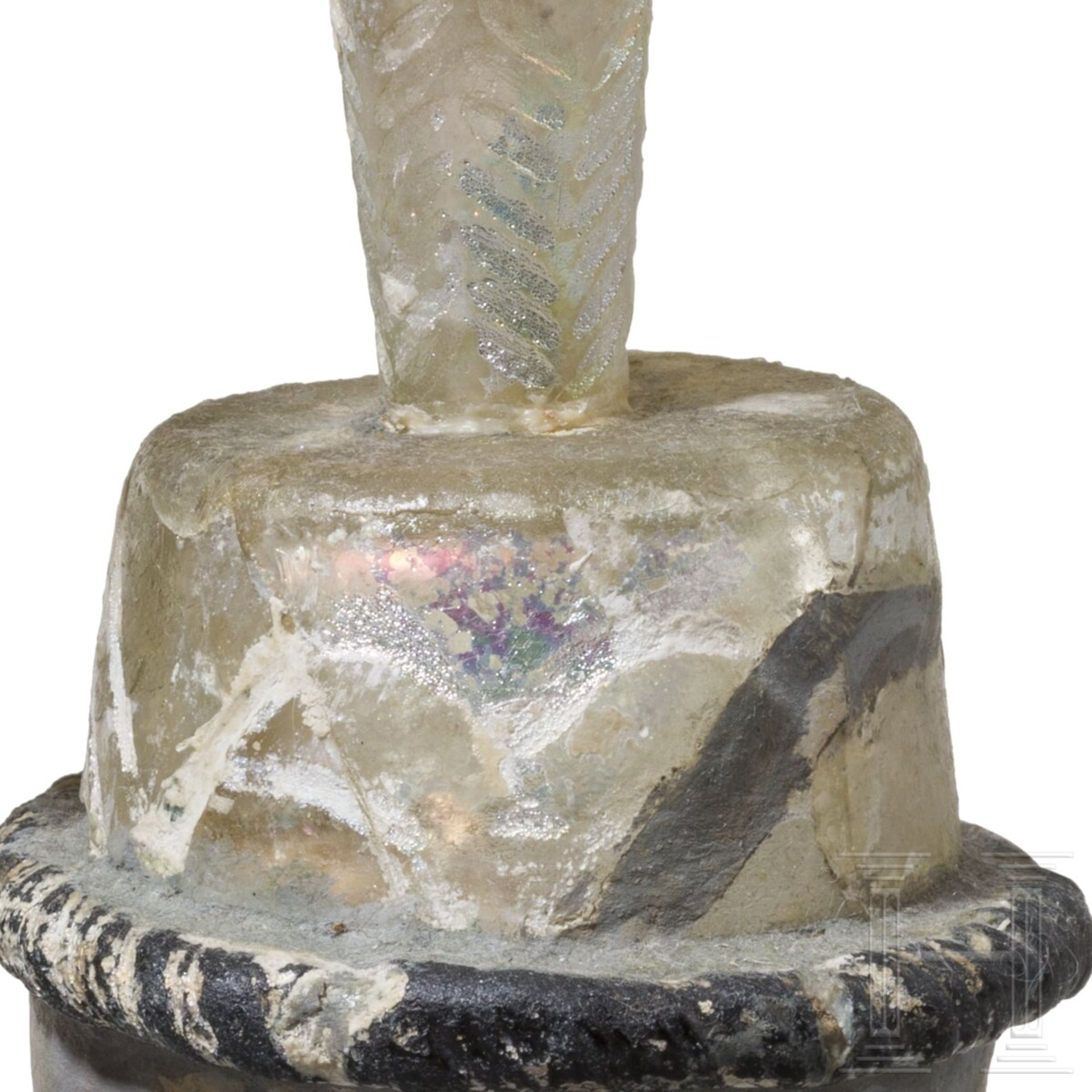 Zwei Enghalsflaschen, Naher Osten, 3. - 4. Jhdt. n. Chr.  - Bild 4 aus 4