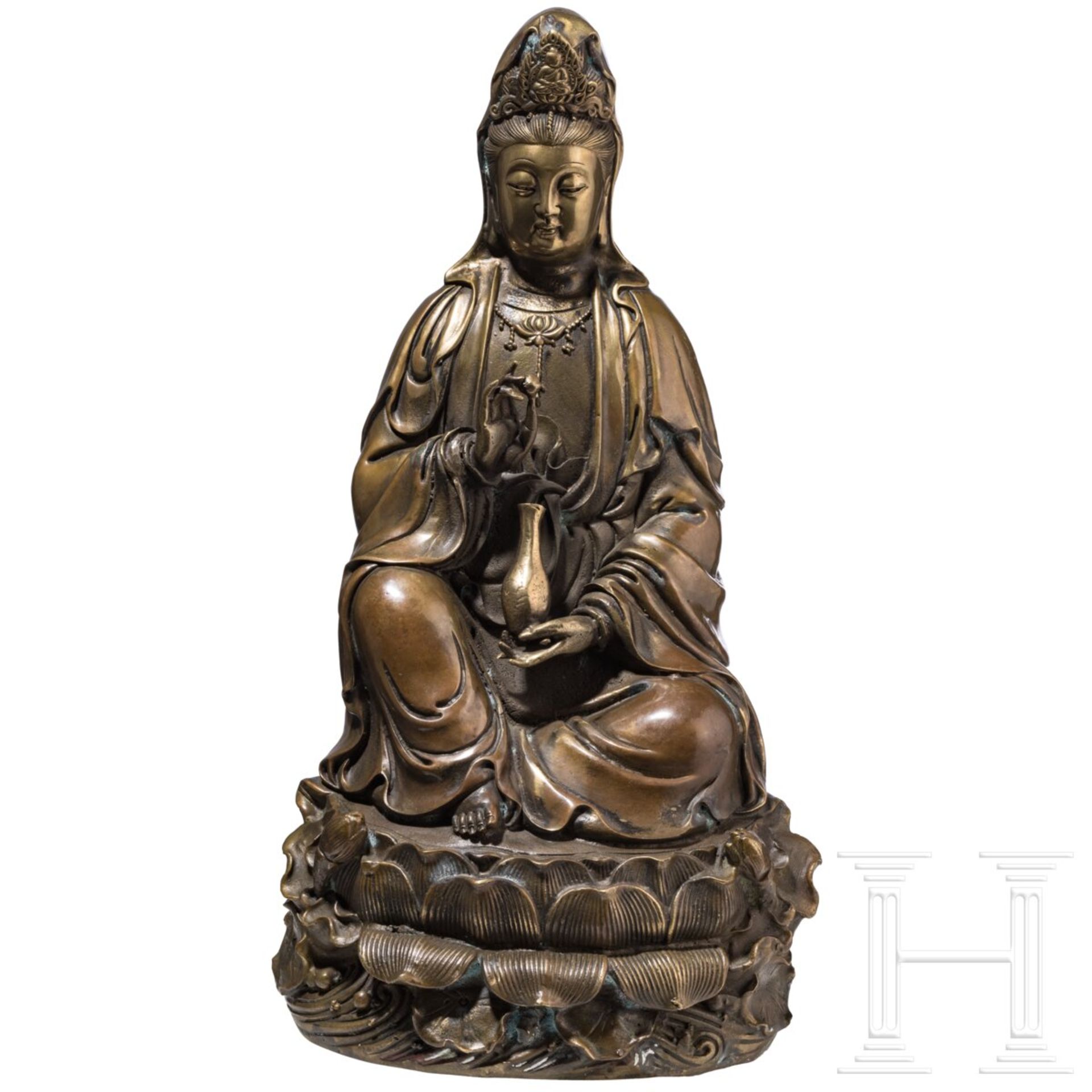 Bronze der Guanyin, China, 19. Jhdt.