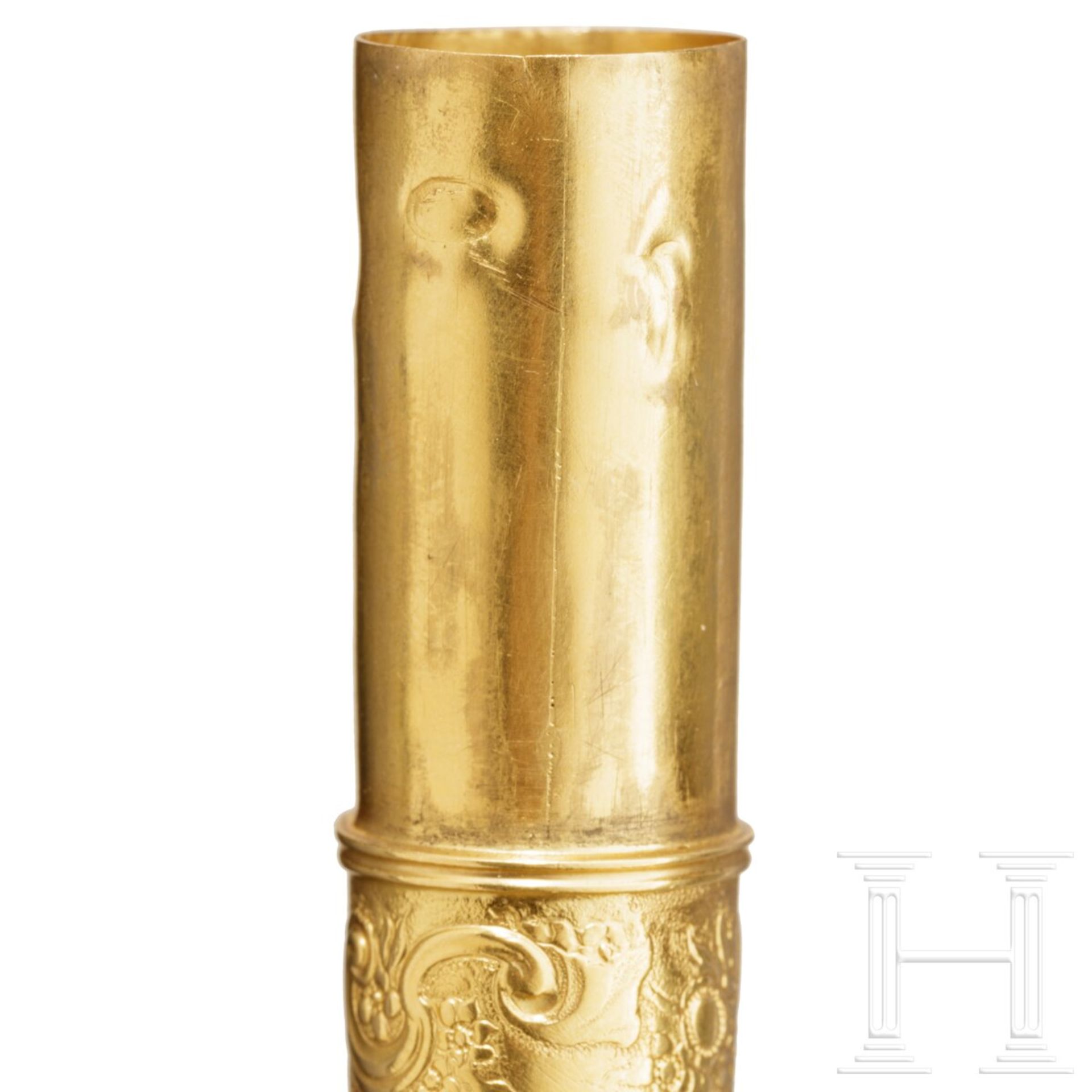 Goldener Siegellackbehälter, Frankreich, um 1760 - Image 4 of 5