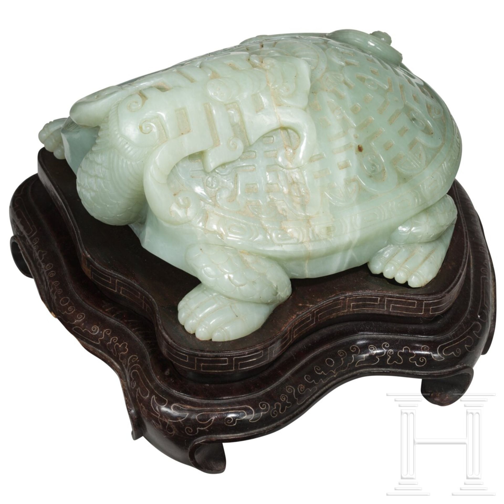 Große Jade-Schildkröte, China, 20. Jhdt.