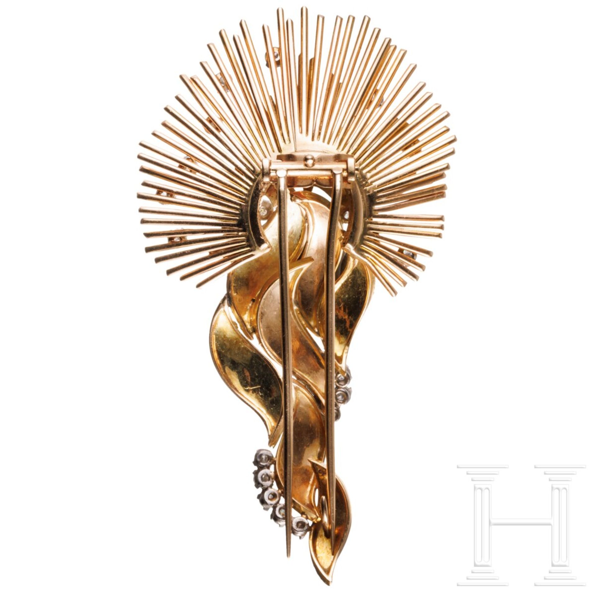 Gold- und Diamanten-Haarspange - Image 2 of 3