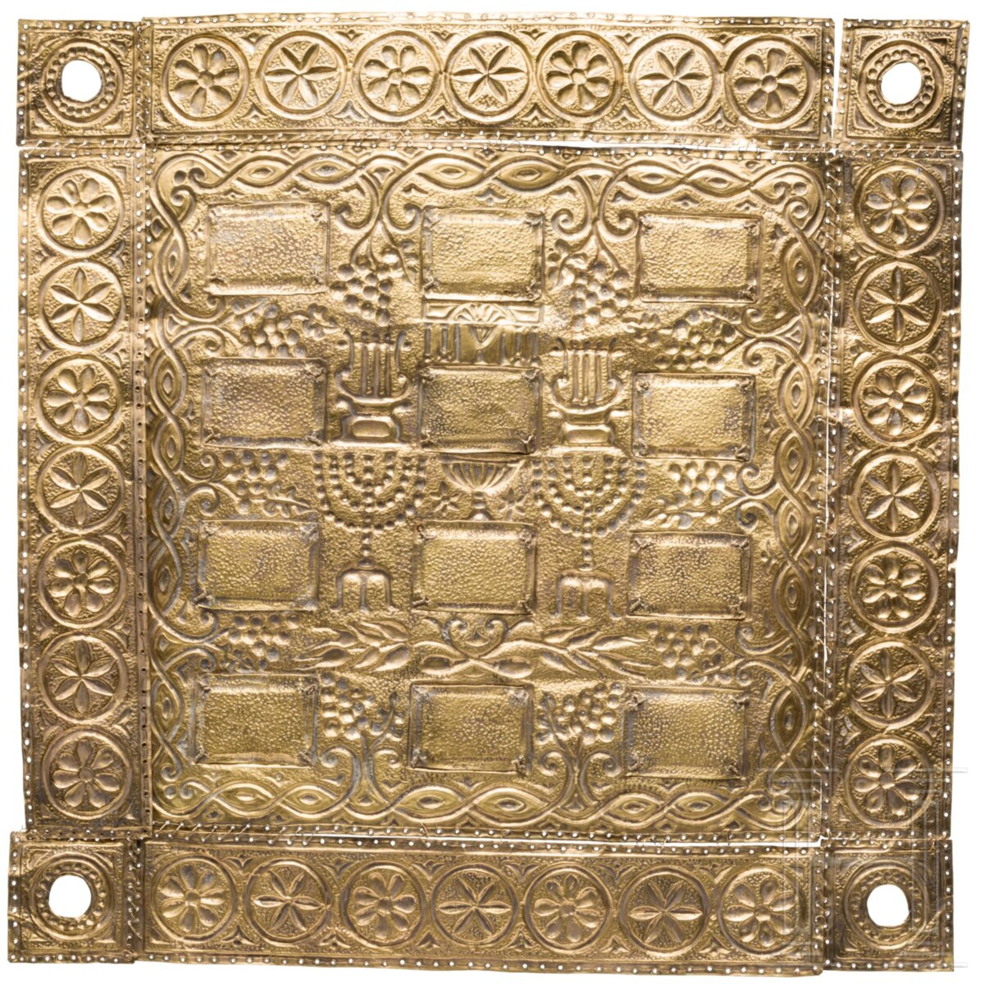 Goldenes Pektorale des Hohepriesters der Israeliten, Museumsrekonstruktion, Frankreich, 2. Hälfte 19 - Image 2 of 6