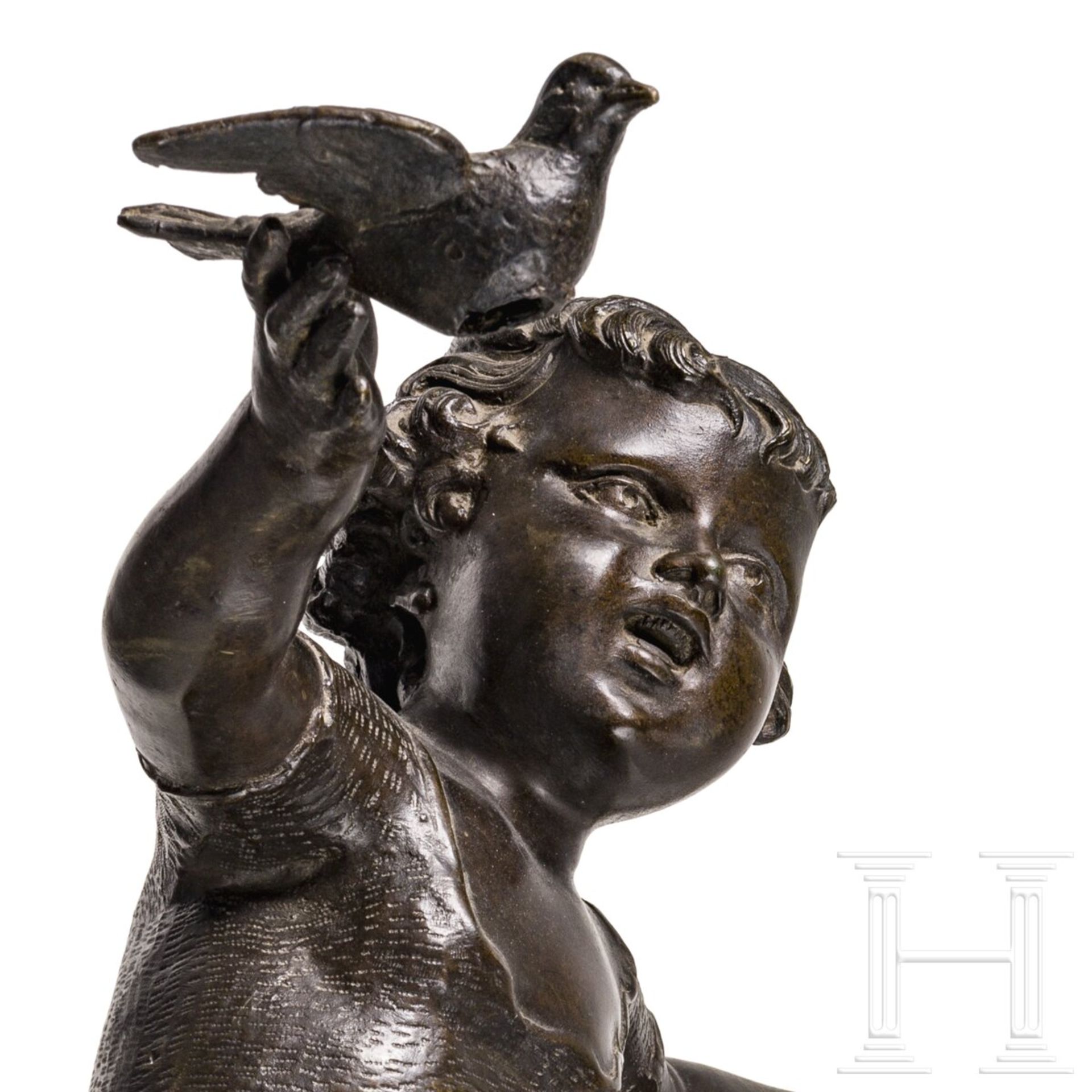 Ein Paar bronzene Putti, Italien, 19. Jhdt. - Image 5 of 6