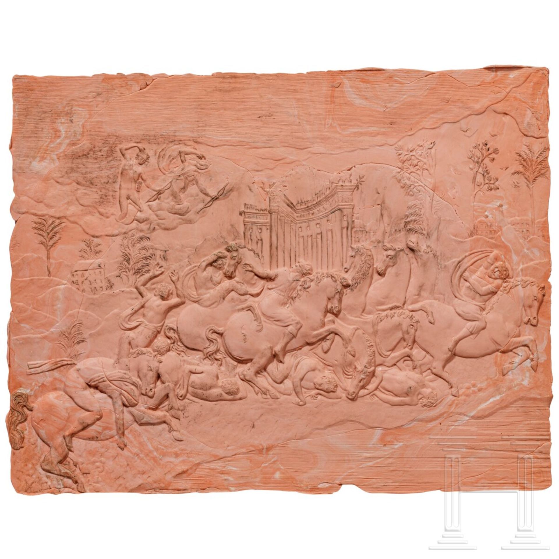 "Bestrafung der Niobiden" - Bronzemodell, Umkreis Jean Cousin oder Giambologna, Italien, 2. Hälfte 1 - Image 7 of 7