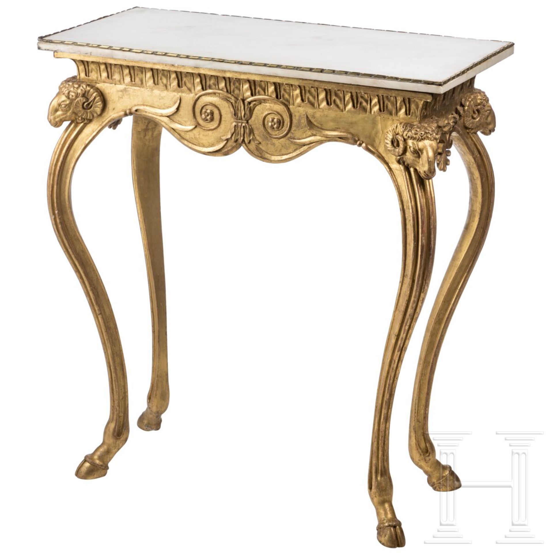 Hochwertiger Louis-XVI-Konsoltisch, Paris, um 1780 - Image 2 of 7