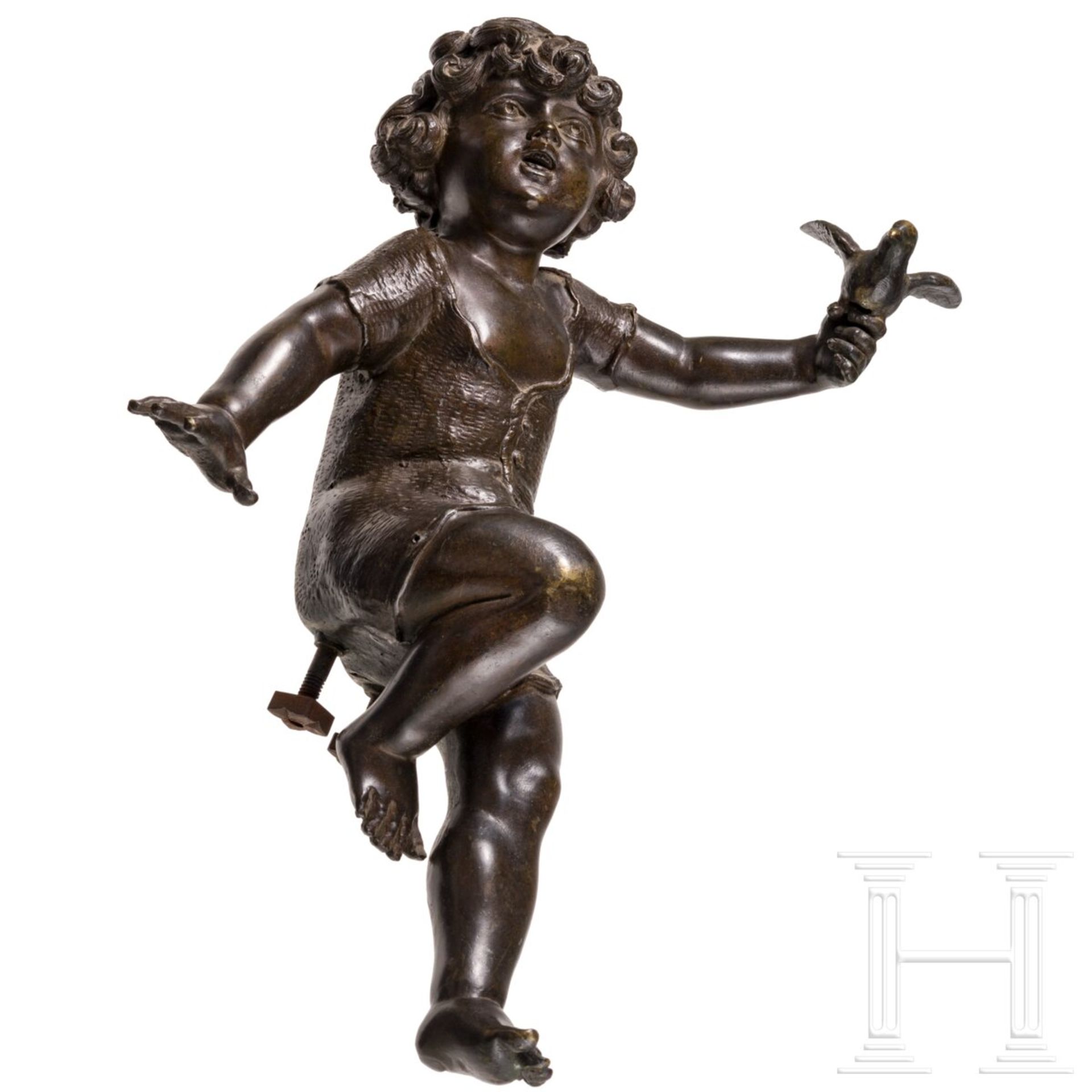 Ein Paar bronzene Putti, Italien, 19. Jhdt. - Image 4 of 6