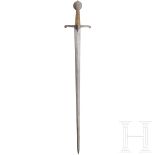 Eisengeschnittenes Schwert im Stil um 1450, Frankreich, um 1880