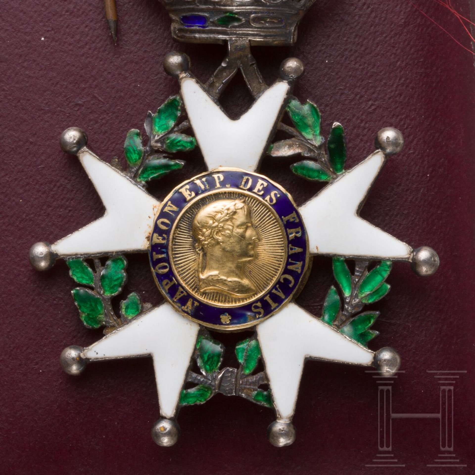 Orden der Ehrenlegion - Ritterkreuz, 19. Jhdt. - Image 3 of 4