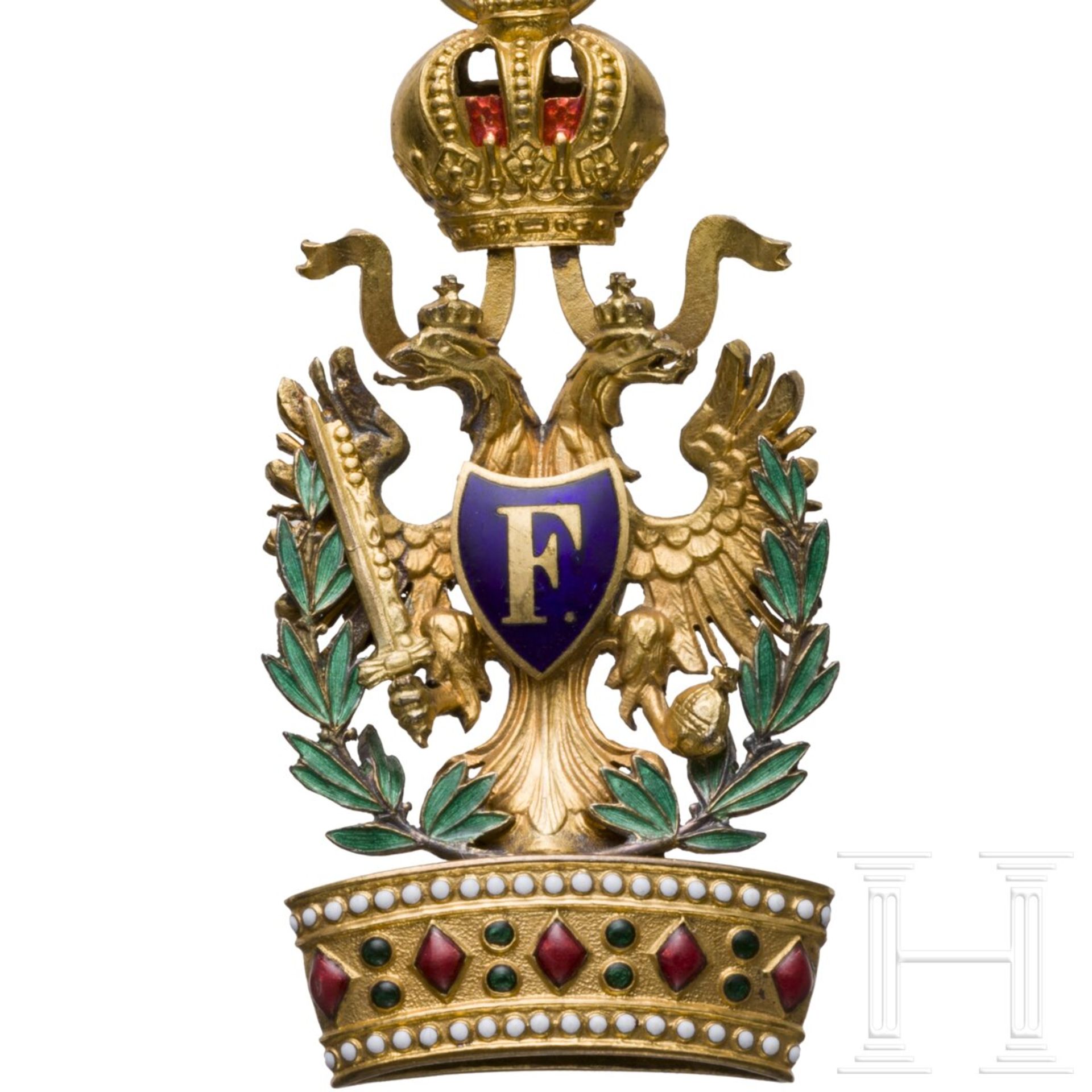 Orden der Eisernen Krone - Kreuz 3. Klasse mit Kriegsdekoration - Image 3 of 4