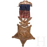 Sgt. John Hanna - Congressional Medal of Honor als Mitglied der Ehrengarde für den verstorbenen Präs
