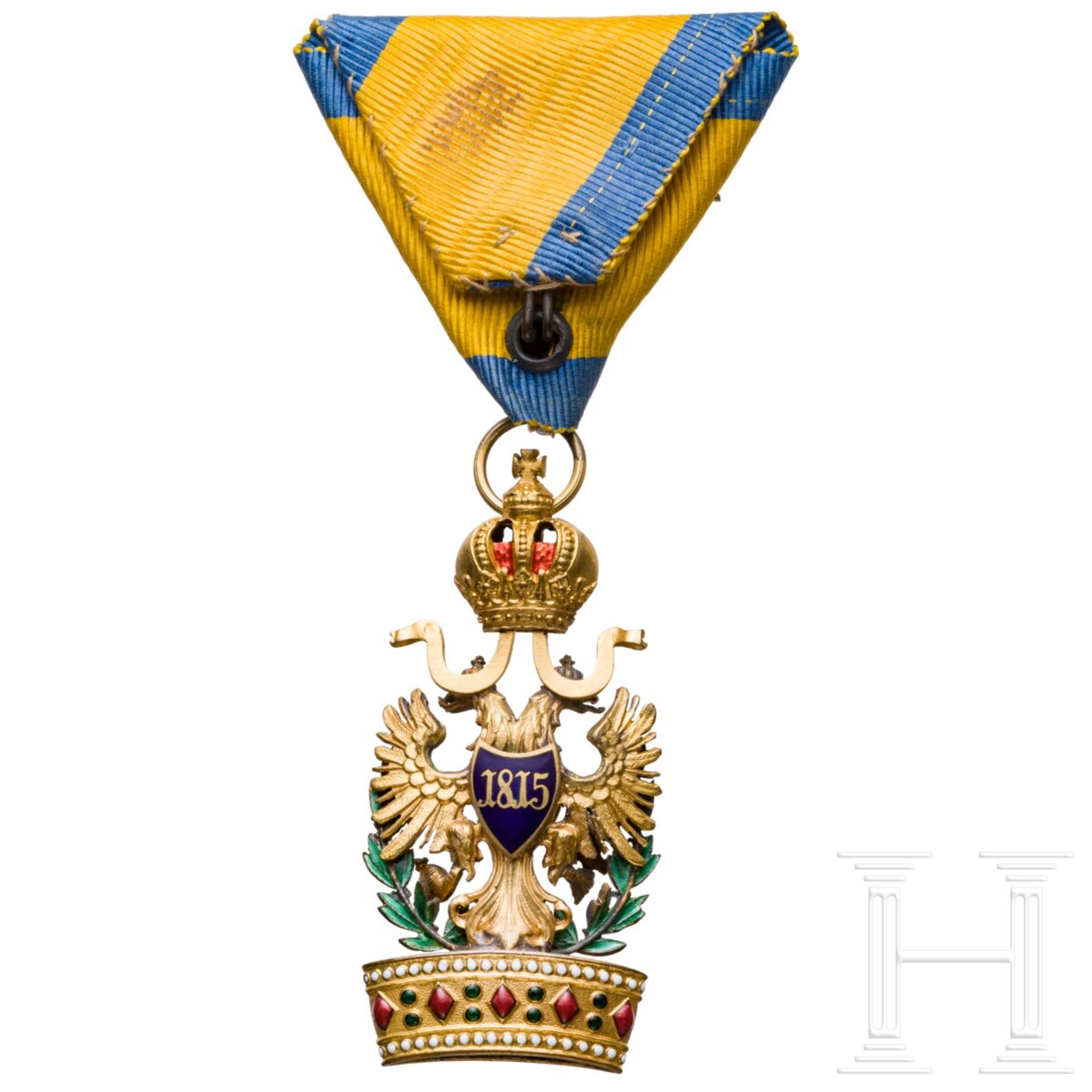 Orden der Eisernen Krone - Kreuz 3. Klasse mit Kriegsdekoration - Image 2 of 4