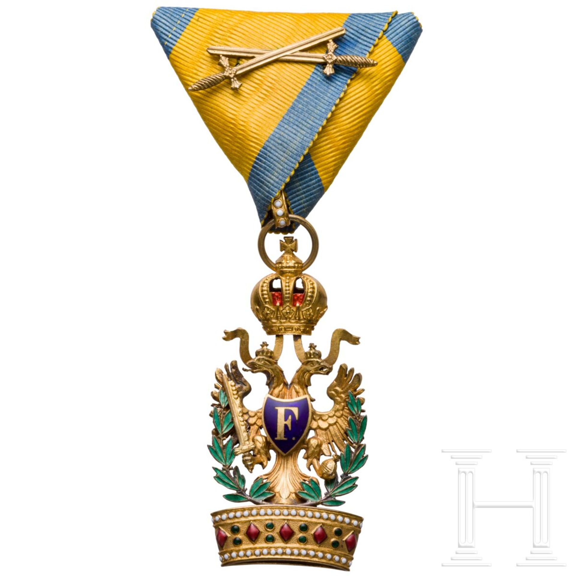 Orden der Eisernen Krone - Kreuz 3. Klasse mit Kriegsdekoration