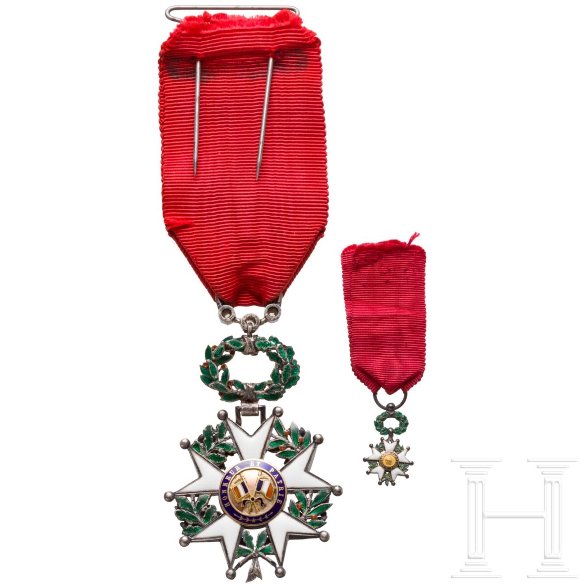 Orden der Ehrenlegion - Ritterkreuz in Luxusausführung, Dritte Republik - Bild 3 aus 6
