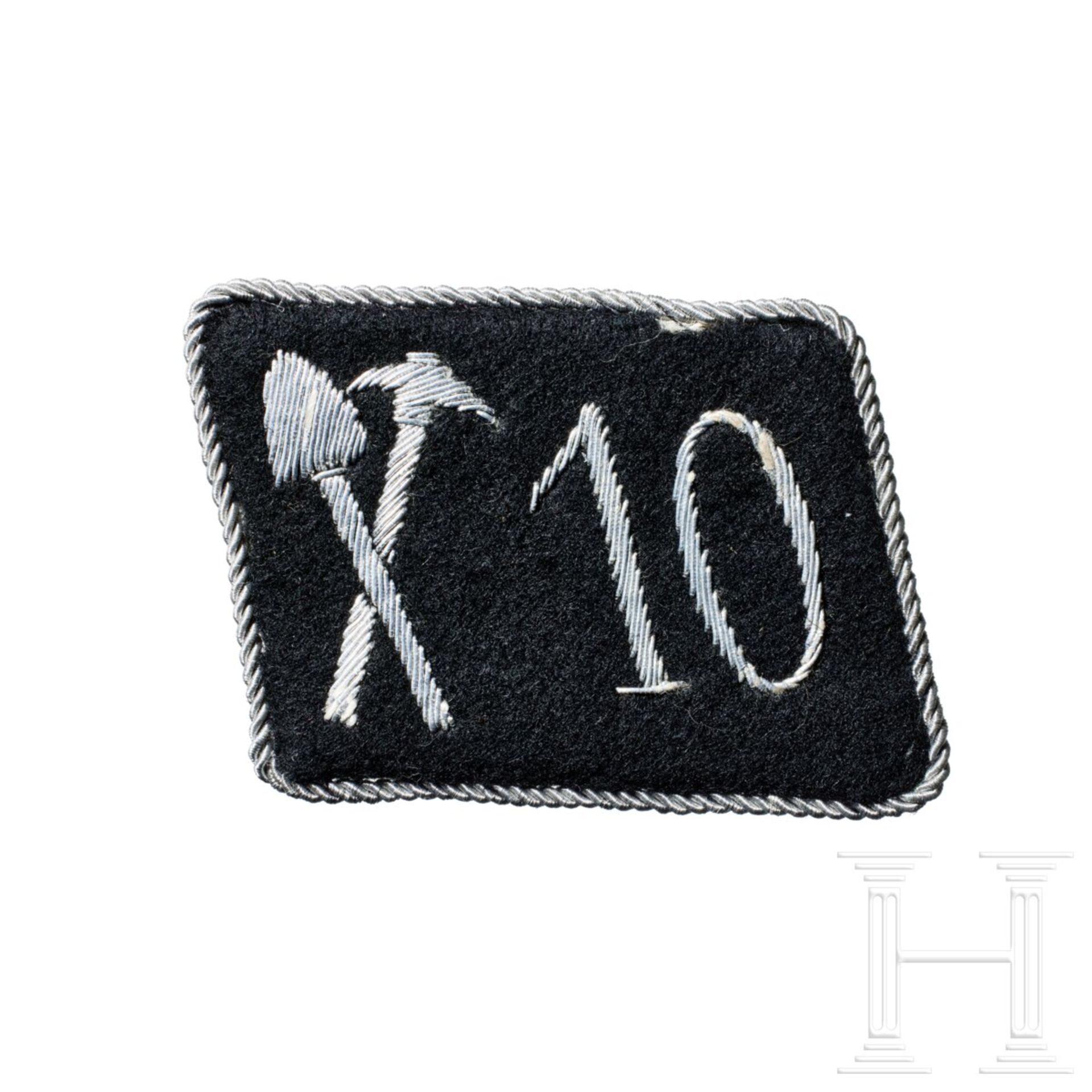 A Right Collar Tab for SS-Pioneer Sturmbann 10 "Breslau" Officer