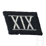 A Right Collar Tab for Officer of SS-Abschnitt XIX "Karlsruhe"