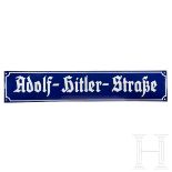 An Adolf-Hitler-Straße Enamel Sign