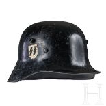 An M16 Allgemeine SS Steel Helmet, Double Decal