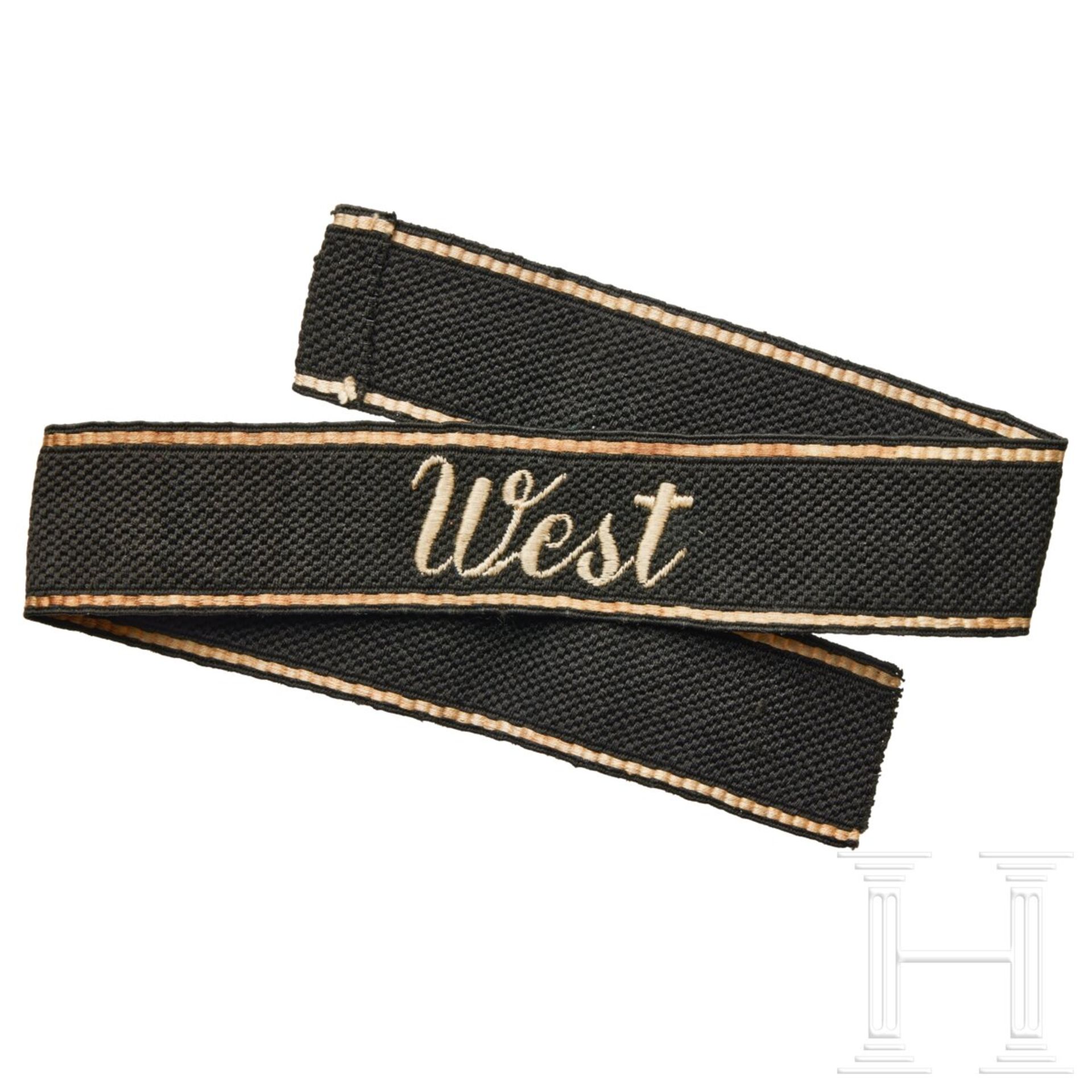 A Cufftitle for SS-District “West”, Enlisted