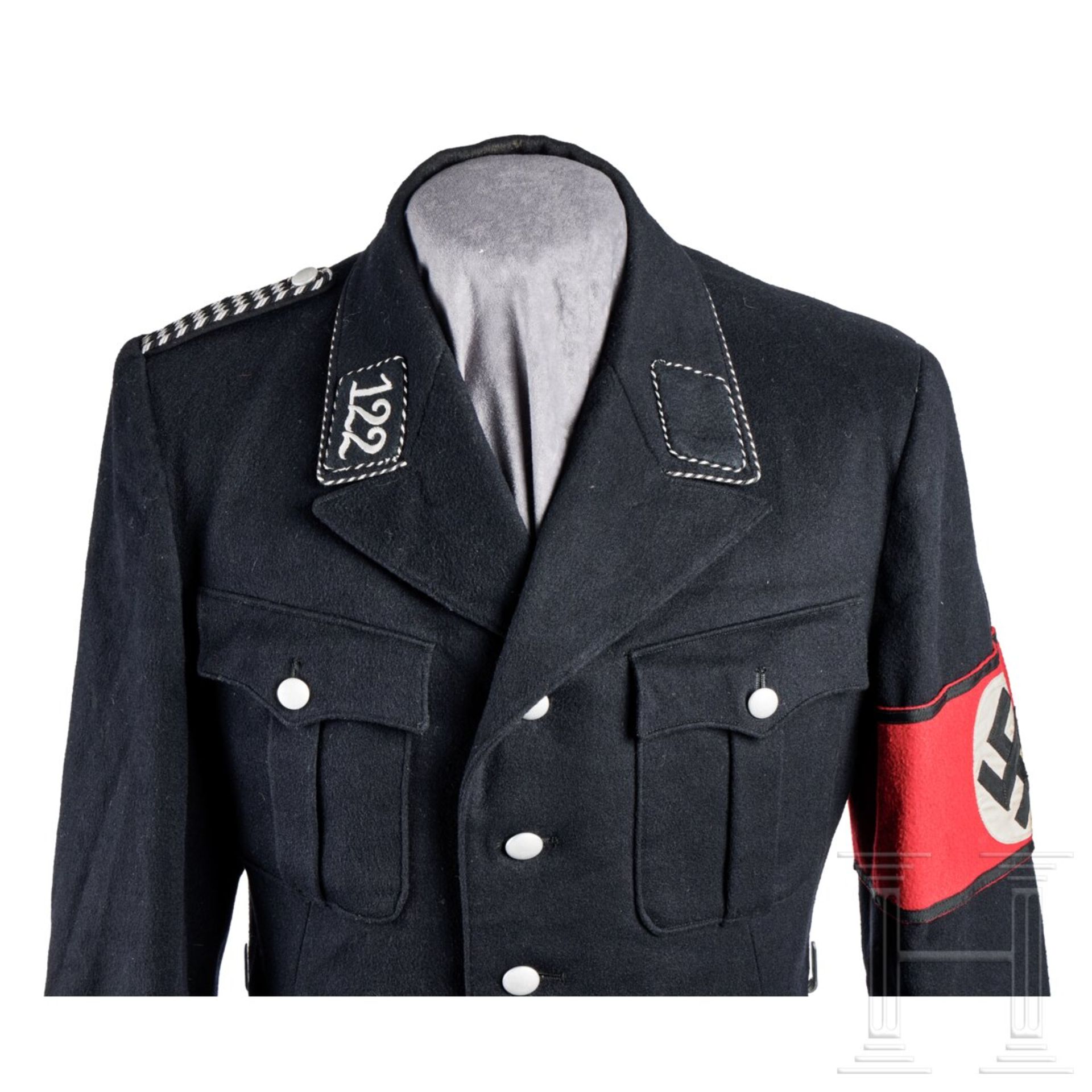 A Service Uniform for a SS-Mann of Standarte 122 "Strassburg" - Bild 3 aus 17