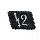 A Single Collar Tab for SS-Signals Unit 2 "Stuttgart" Enlisted