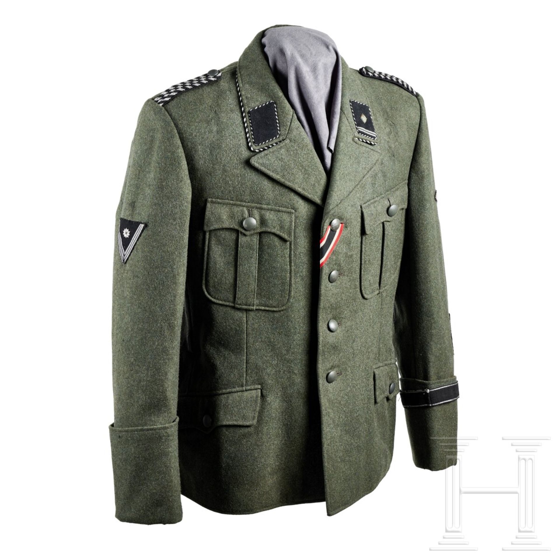 A 1939 Field Grey Service Tunic for a Scharführer of the SD - Bild 2 aus 14