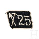 A Single Collar Tab for SS-Pionier Sturmbann 25 Enlisted, 1933-34