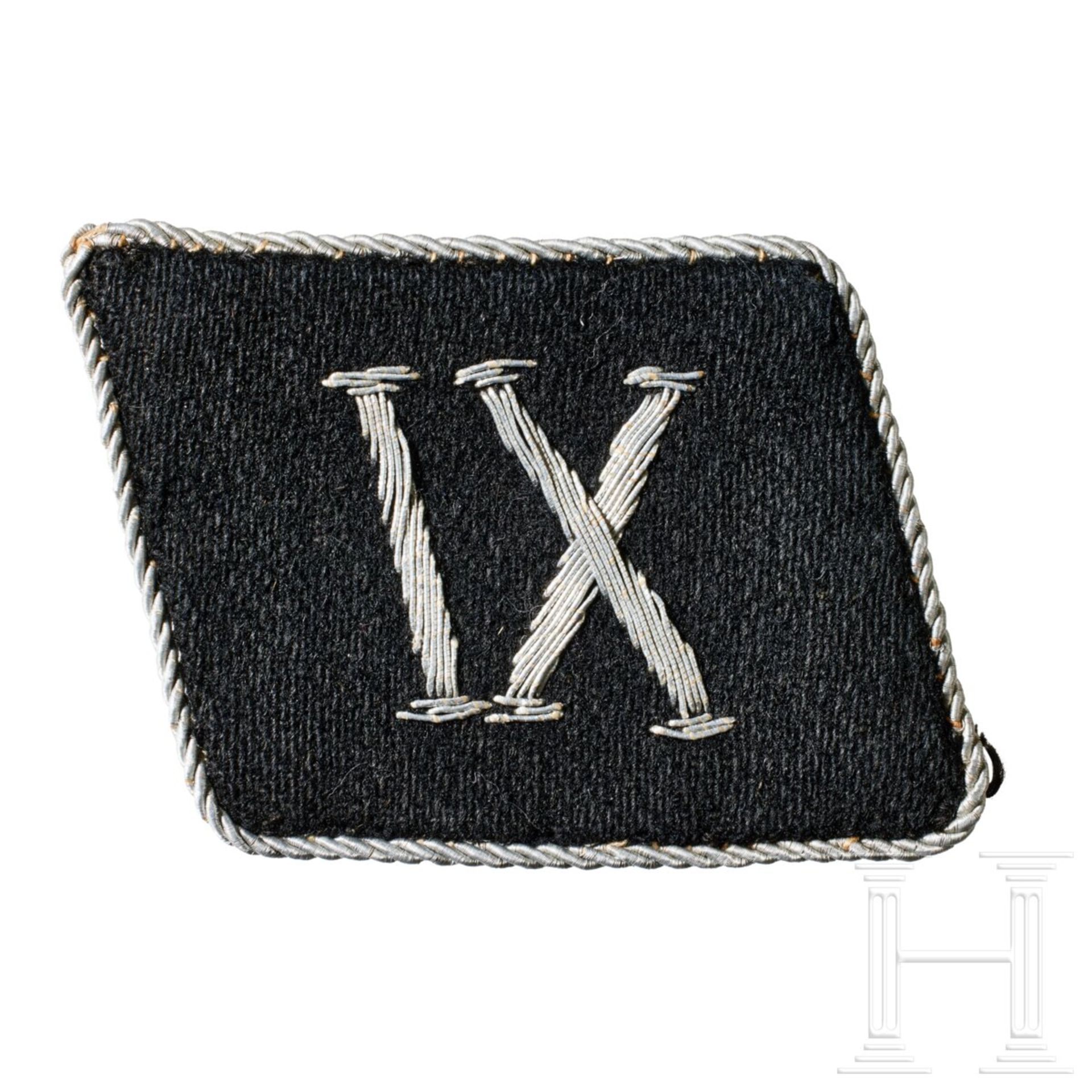 A Right Collar Tab for Officer of SS-Abschnitt IX "Würzburg"