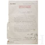 Adolf Hitler - Kreditermächtigung vom 28. Juli 1942 mit einer Erhöhung von 130 auf 200 Milliarden RM