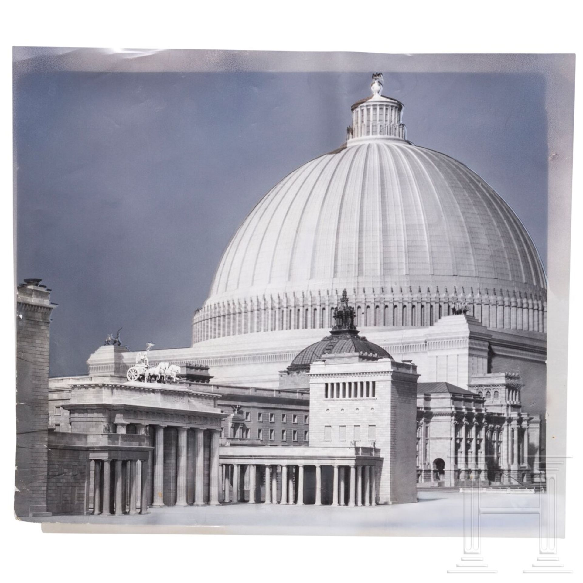 Albert Speer - Entwurf für die Reichstagskanzlei am "Großen Platz in Berlin" sowie für die große Ach - Bild 2 aus 8