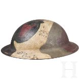 Stahlhelm M 17 "Brodie" mit Tarnanstrich, USA