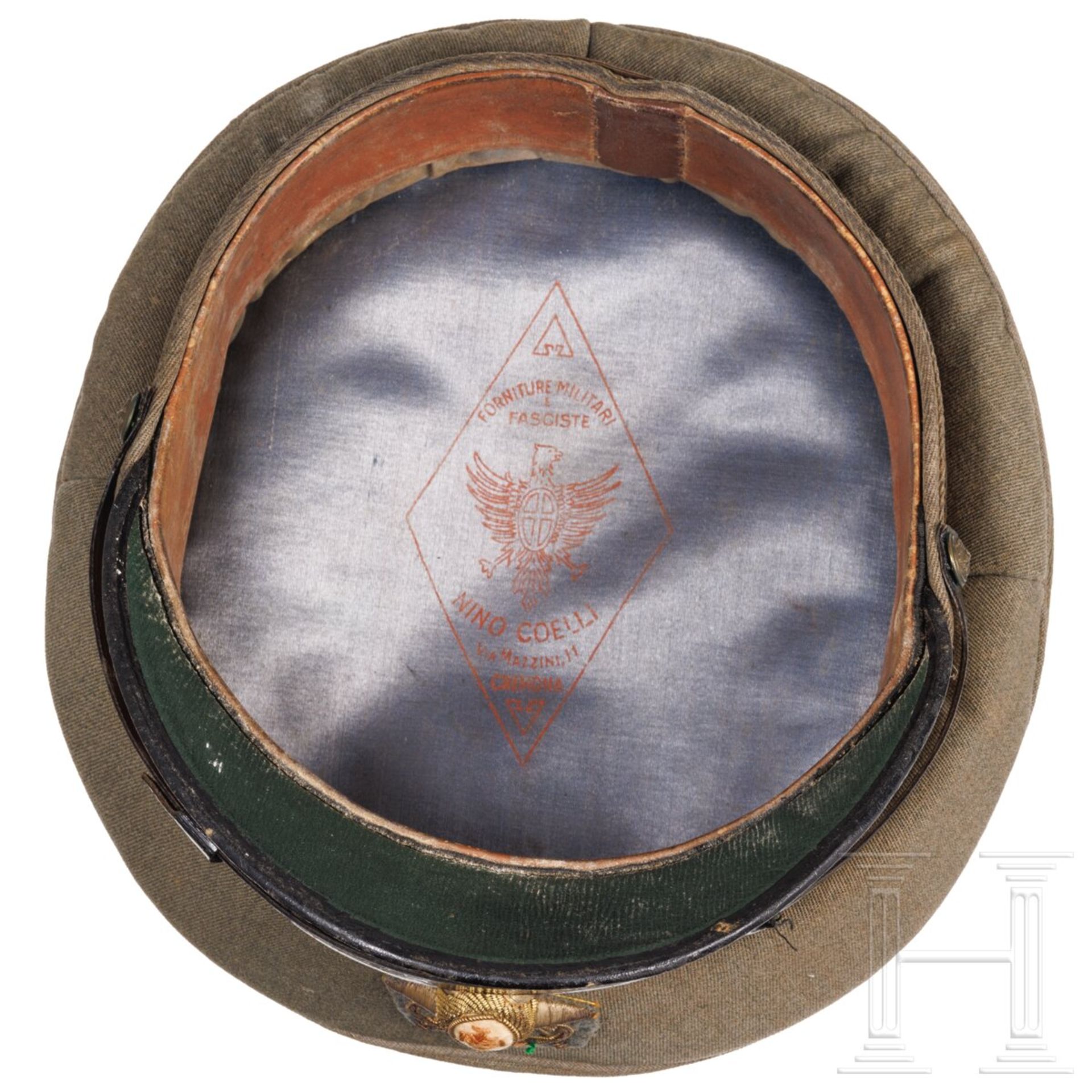 Schirmmütze für Offiziere des Sanitätswesens, Republik von Salò, 1943 - 1945 - Bild 3 aus 4