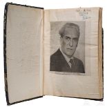 Maresciallo d'Italia Rodolfo Graziani - private Pressemappe, März und April 1952