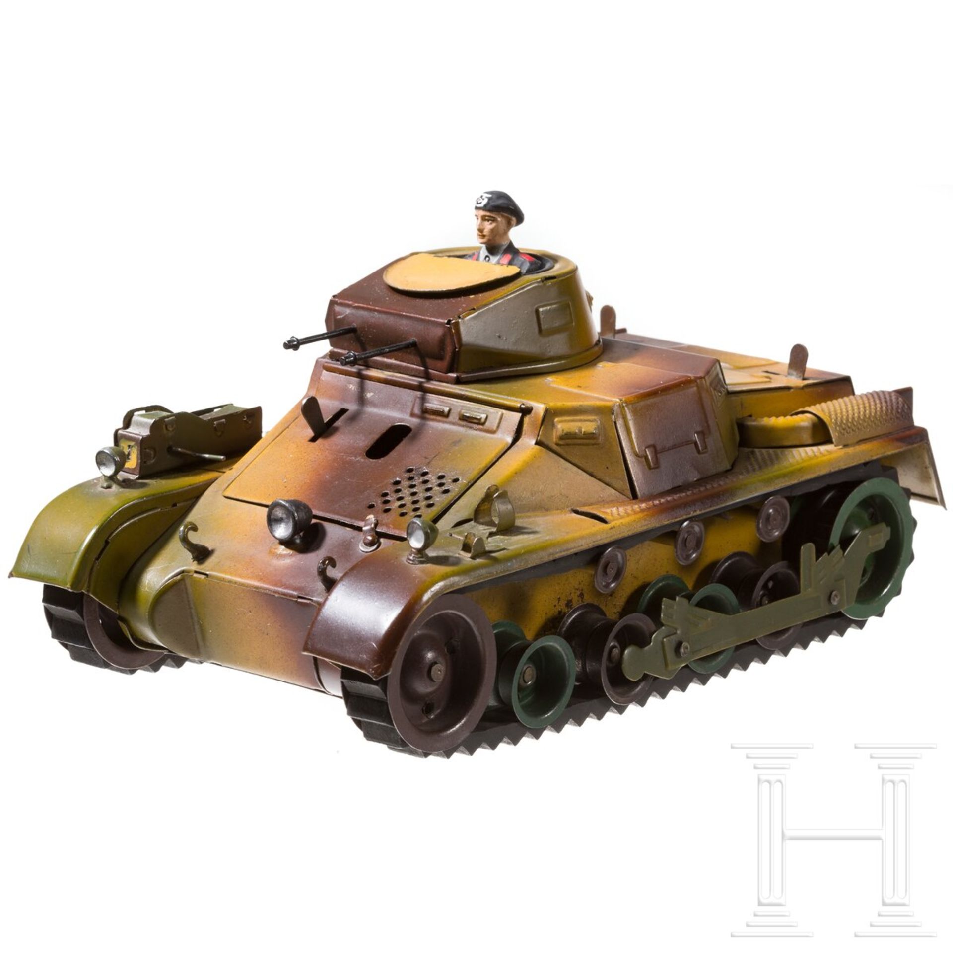 Lineol Panzer "Nebeltank" 1280, mimikry, mit Panzermann - Bild 6 aus 8