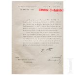 Adolf Hitler - Kreditermächtigung vom 26. August 1939 mit einer Erhöhung von 34 auf 41 Milliarden RM