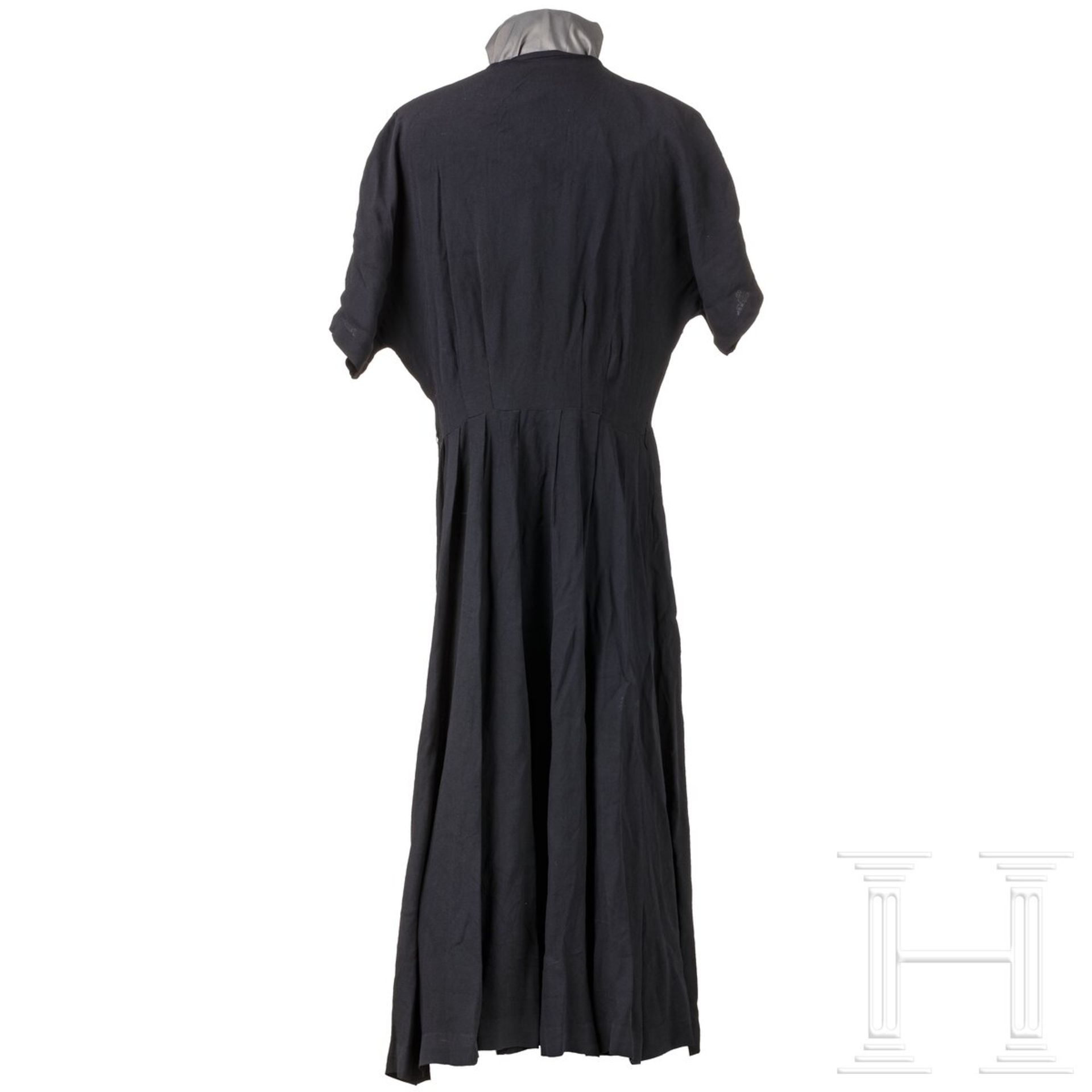 Eva Braun - schwarzes Chiffon-Kleid - Bild 2 aus 3