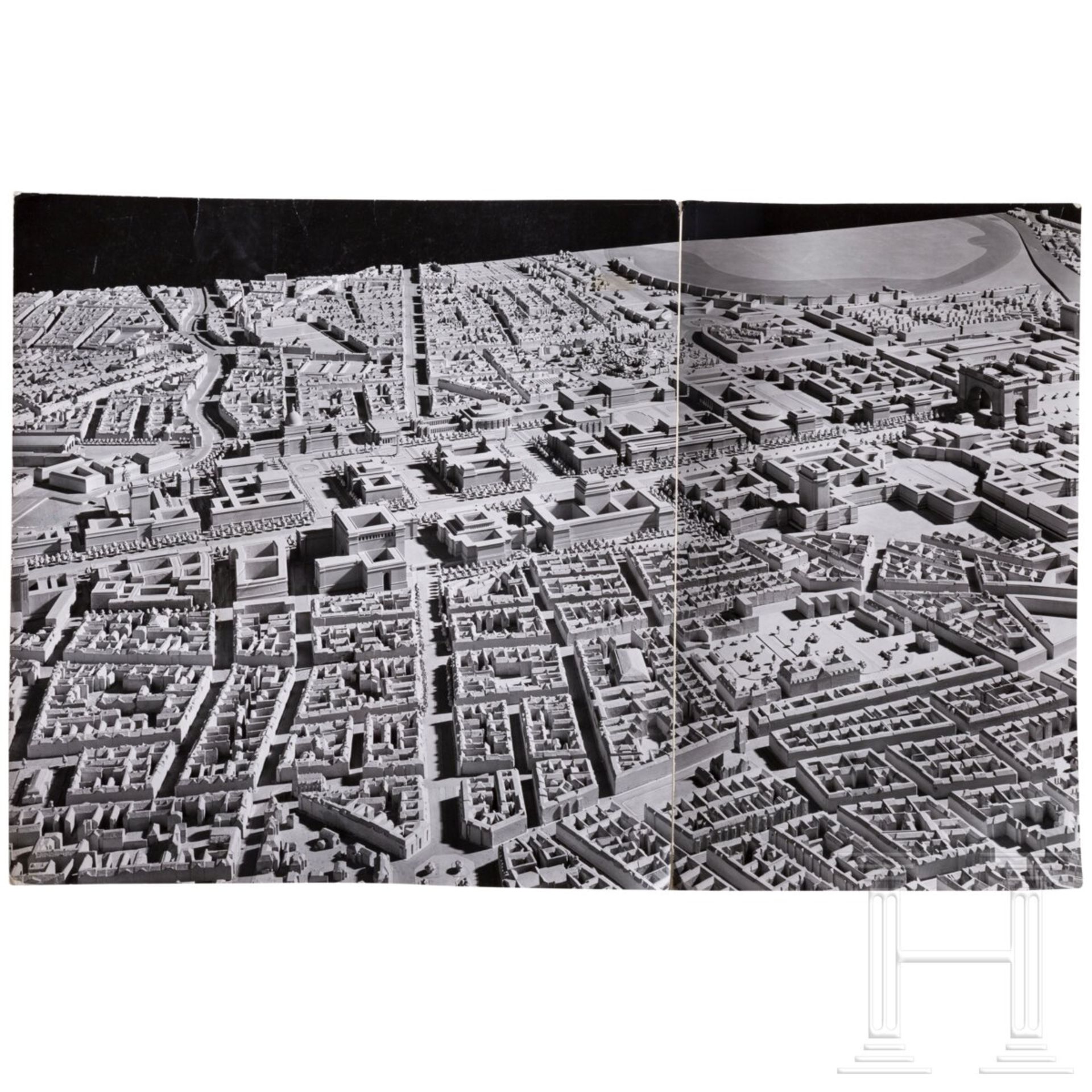 Albert Speer - Entwurf für die Reichstagskanzlei am "Großen Platz in Berlin" sowie für die große Ach - Bild 5 aus 8