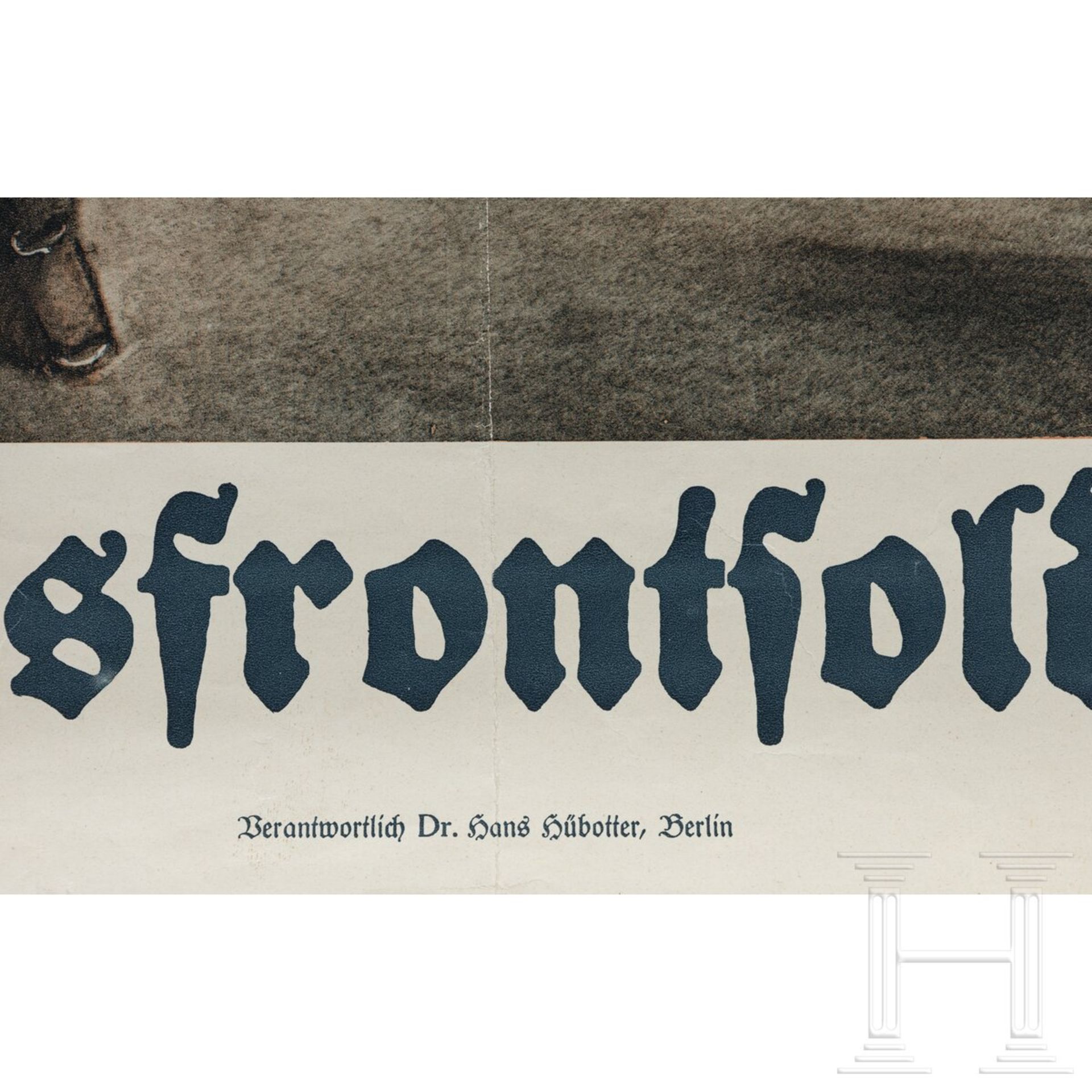 Werbeplakat "Der Stahlhelm - Bund der Frontsoldaten - 13. Reichsfrontsoldatentag - 03. und 04. Septe - Image 6 of 9