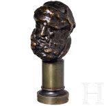 Bronzekopf eines Gelehrten (Homer?), Frankreich, 19. Jhdt.