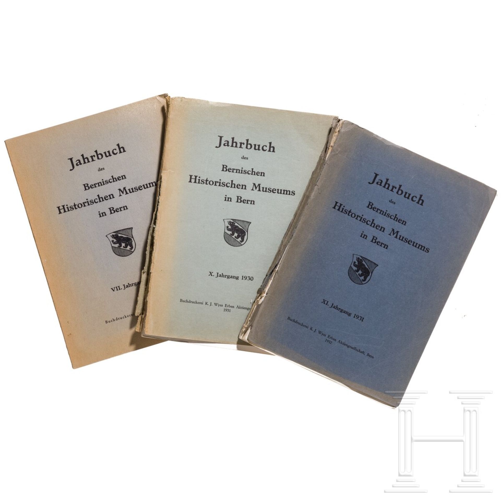 Drei Jahrbücher des Bernischen Historischen Museums