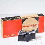 Zeiss-Ikon-Mikroskop- oder -Teleskop-Kamera sowie Zeiss-Reprophot-Universalreprogerät