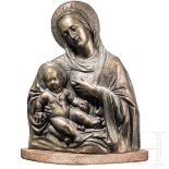 Maria mit Kind in Bronze, deutsch oder Italien, 20. Jhdt.
