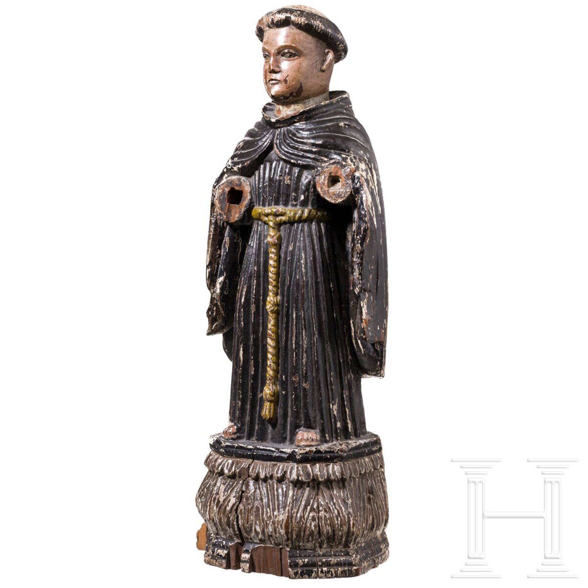 Hl. Antonius von Padua, Südspanien/Portugal, 17. Jhdt. - Bild 2 aus 4