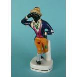 T.D. Rice as Crow: a colourful Staffordshire figure, circa 1836, 145mm