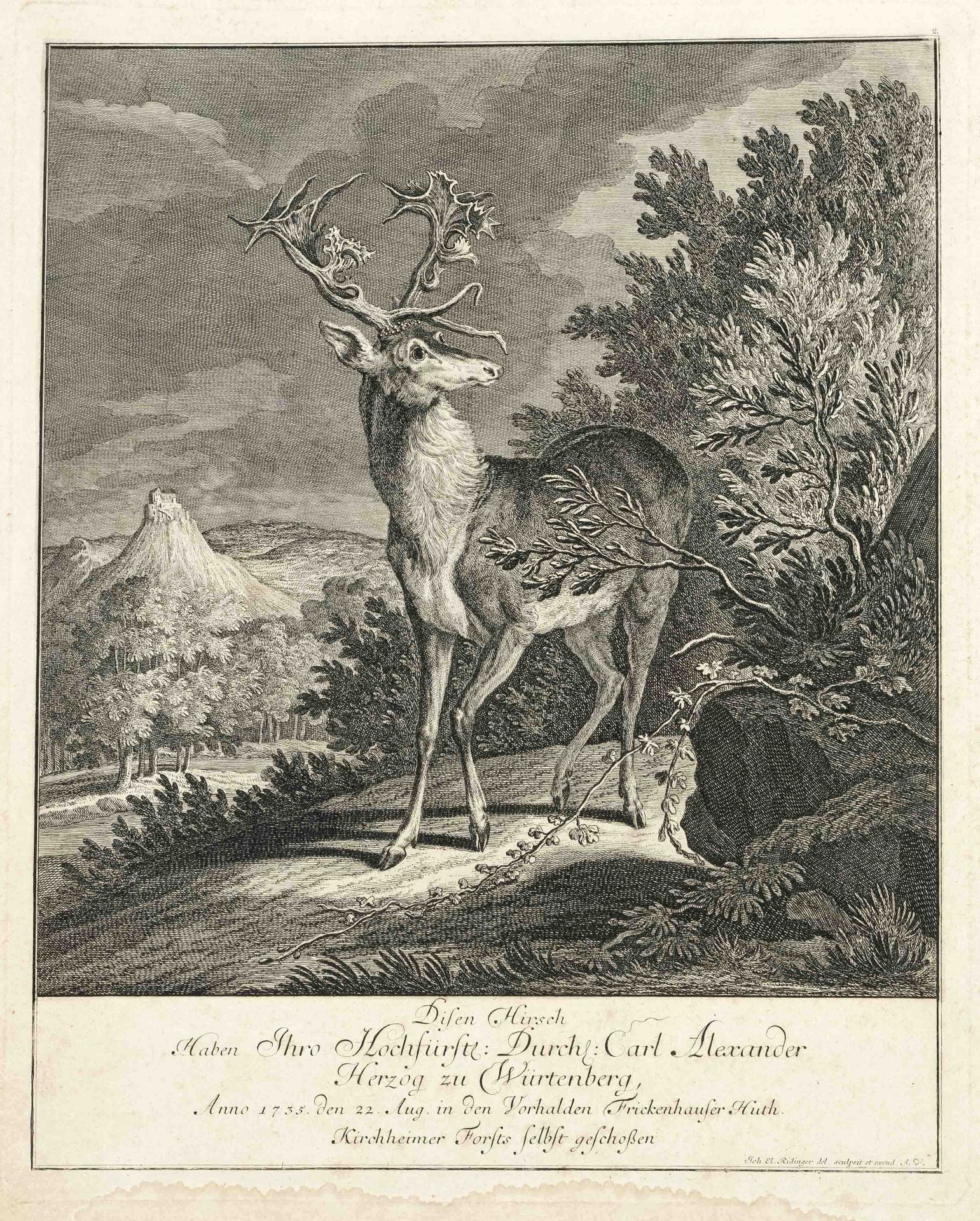 Johann Elias Ridinger (1698-17 - Bild 3 aus 3