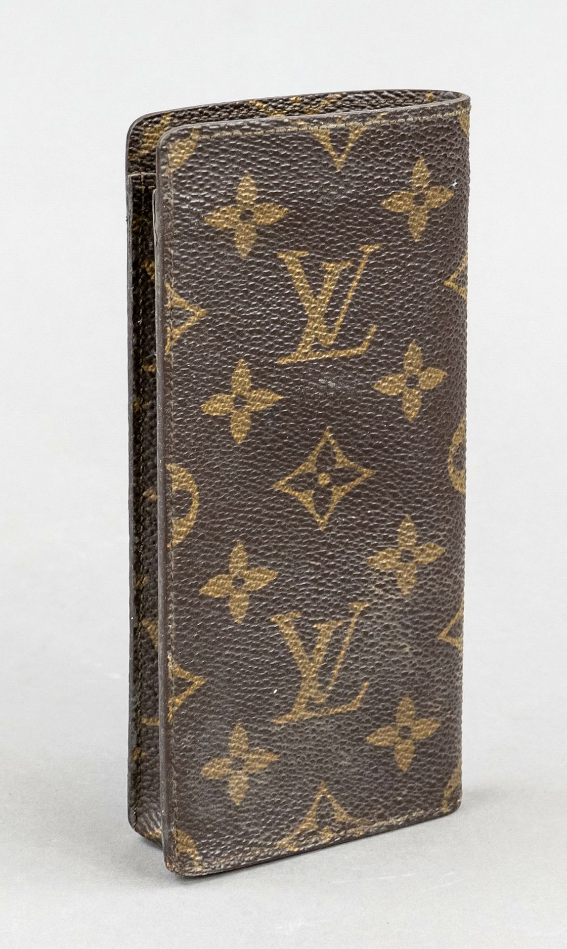 Louis Vuitton, Vintage Monogram Canvas Eyeglass Case, rubberized cotton canvas in classic logo print