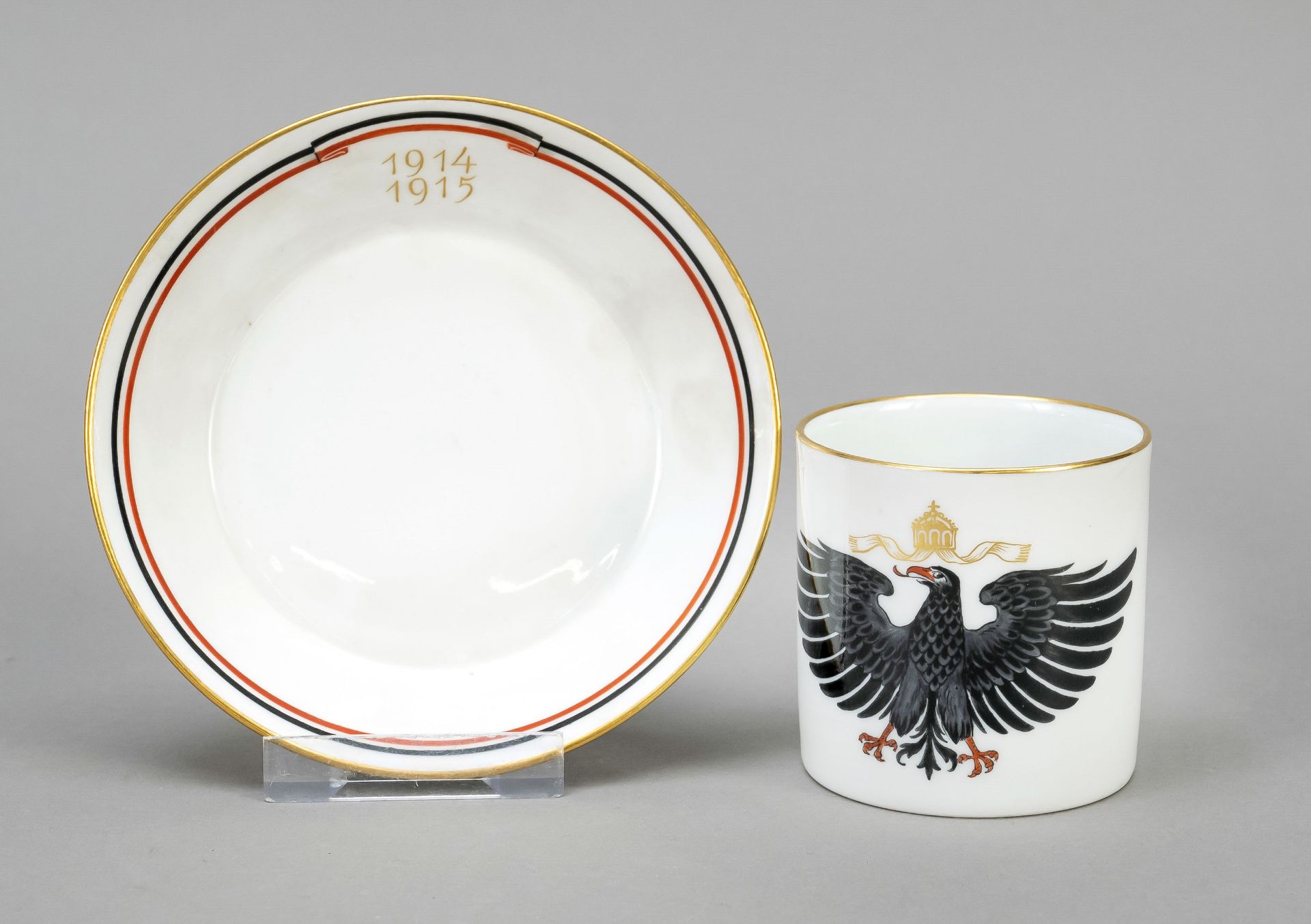 Tasse mit Untertasse, Meissen,